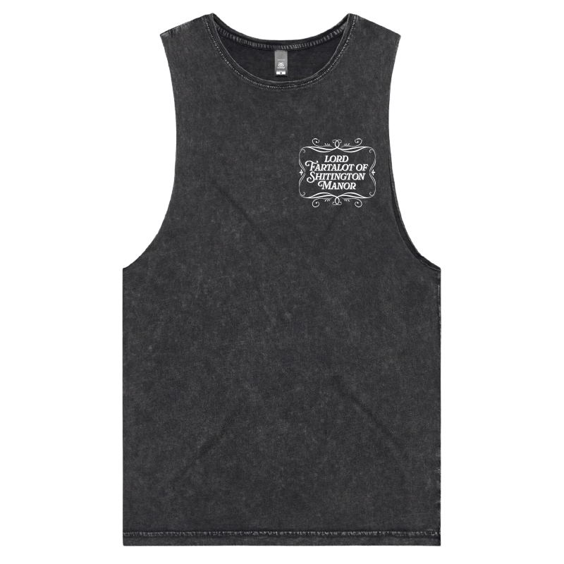S / Black / Small Front Design Lord Fartalot 👑💨 – Tank