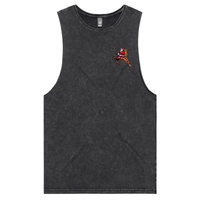 S / Black / Small Front Design Prawndolph 🦐🦌 - Tank