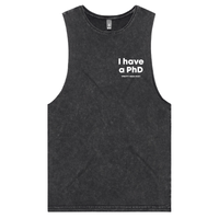 S / Black / Small Front Design Pretty Huge.....🎓 - Tank