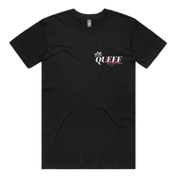 S / Black / Small Front Design Queef Queen 💨👑 - Men's T Shirt