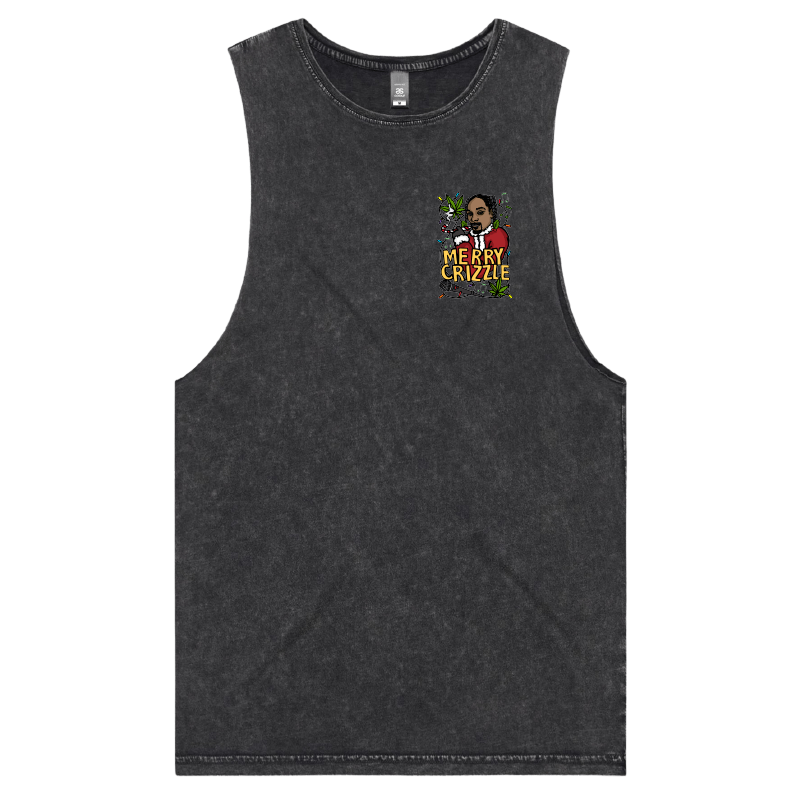 S / Black / Small Front Design Snoop Crizzle 🔥🎄 - Tank