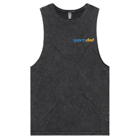 S / Black / Small Front Design SportsDad 💸📺 - Tank