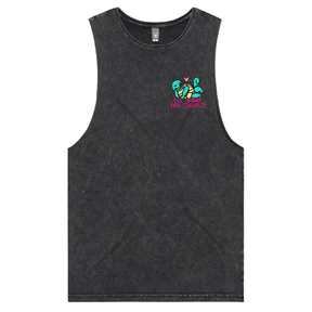 S / Black / Small Front Design Squirtle Love ❤️💦 – Tank