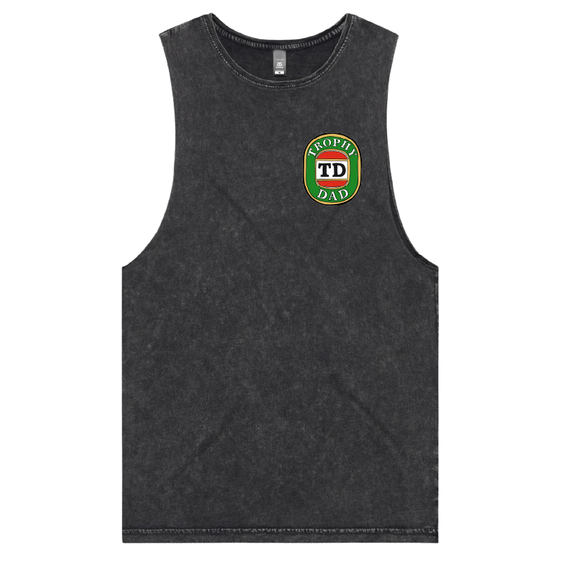 S / Black / Small Front Design Trophy Dad Victor Bravo 🍺🏆 – Tank