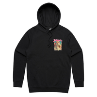 S / Black / Small Front Print Ketamine Unicorn 💉🦄 - Unisex Hoodie