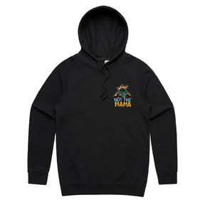 S / Black / Small Front Print Not The Mama 🦕🍳 - Unisex Hoodie