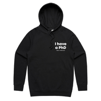 S / Black / Small Front Print Pretty Huge.....🎓 - Unisex Hoodie