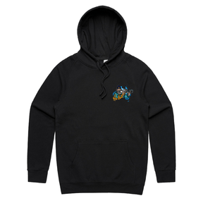 S / Black / Small Front Print Rex Hunt Fishing 🎣🛥️ - Unisex Hoodie