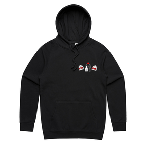S / Black / Small Front Print Stay or Leave? 💌💔 – Unisex Hoodie