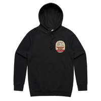 S / Black / Small Front Print Trophy Dad Northern 🍺🏆 – Unisex Hoodie