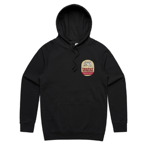 S / Black / Small Front Print Trophy Husband Northern 🍺🏆 – Unisex Hoodie