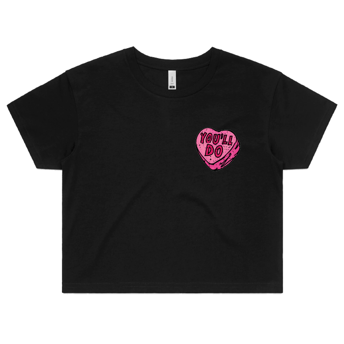S / Black You'll Do 🤷‍♀️💊 – Women's Crop Top