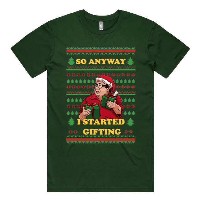 S / Green / Large Front Design Danny DeGift-o 🎁🧑‍🎄 - Men's T Shirt