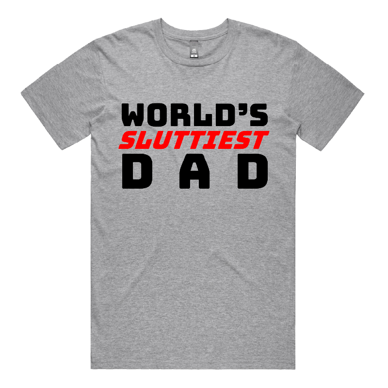 S / Grey / Large Front Design Baddie Daddy 👴💋 – Men's T Shirt