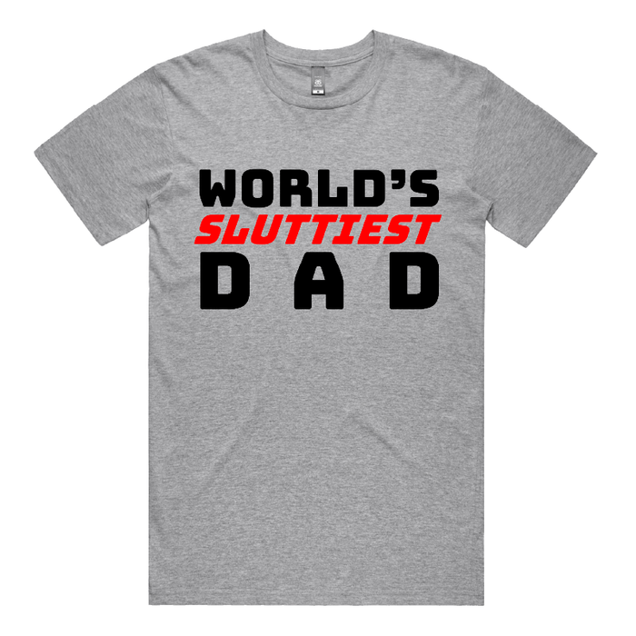 S / Grey / Large Front Design Baddie Daddy 👴💋 – Men's T Shirt