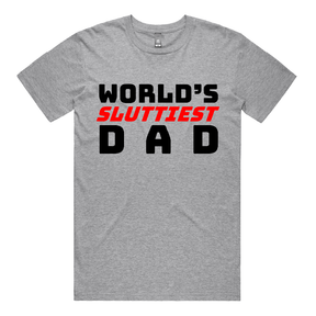 S / Grey / Large Front Design Baddie Daddy 👴💋 – Men's T Shirt