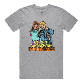 S / Grey / Large Front Design Hornbag 😈 - Men's T Shirt