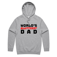 S / Grey / Large Front Print Baddie Daddy 👴💋 – Unisex Hoodie