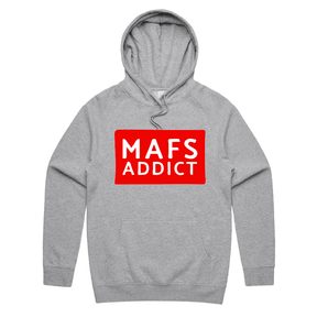 S / Grey / Large Front Print MAFS Addict 💍🕊️ – Unisex Hoodie