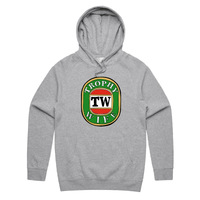 S / Grey / Large Front Print Trophy Wife Victor Bravo 🍺🏆 – Unisex Hoodie