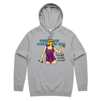 S / Grey / Large Front Print Trouble, Trouble, Trouble – Unisex Hoodie