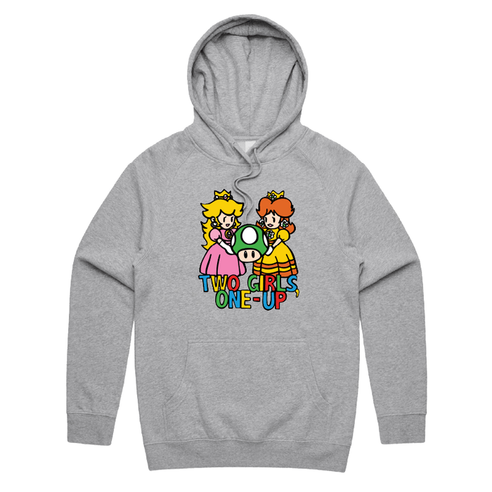 Two Girls One-Up 🍄📤 – Unisex Hoodie