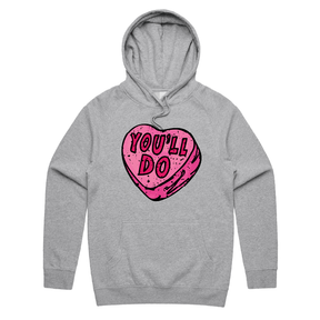 S / Grey / Large Front Print You'll Do 🤷‍♀️💊 – Unisex Hoodie