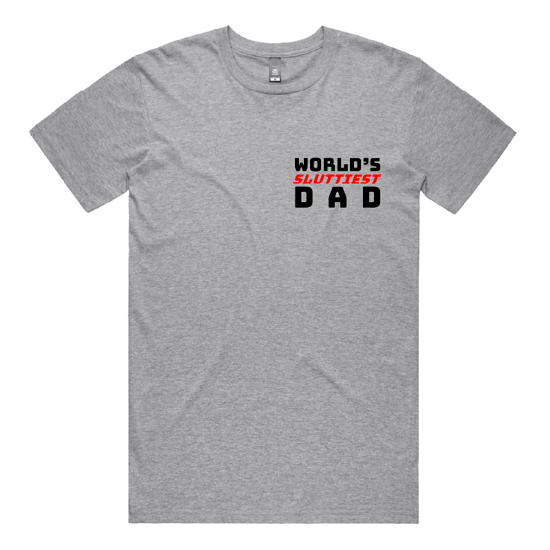 S / Grey / Small Front Design Baddie Daddy 👴💋 – Men's T Shirt