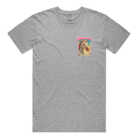 S / Grey / Small Front Design Ketamine Unicorn 💉🦄 - Men's T Shirt
