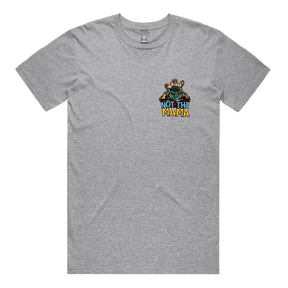 S / Grey / Small Front Design Not The Mama 🦕🍳 - Men's T Shirt