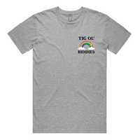 S / Grey / Small Front Design Tig Ol’ Biddies 🍒🤤 - Men's T Shirt