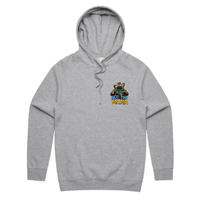 S / Grey / Small Front Print Not The Mama 🦕🍳 - Unisex Hoodie