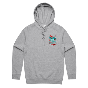 S / Grey / Small Front Print That Escalated Quickly 🤬😬 – Unisex Hoodie