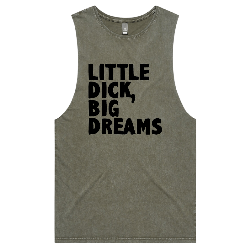 S / Moss / Large Front Design Big Dreamer 🍆💭 – Tank