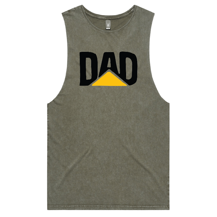 S / Moss / Large Front Design CAT Dad 🚧🏗 - Tank