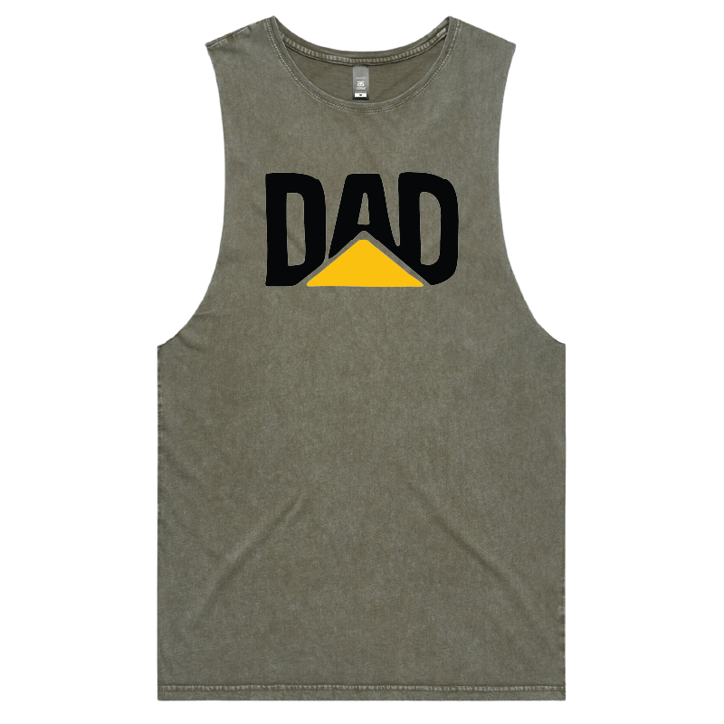 S / Moss / Large Front Design CAT Dad 🚧🏗 - Tank