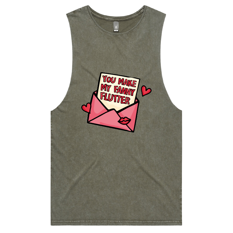 S / Moss / Large Front Design Fanny Flutter 🦋 – Tank