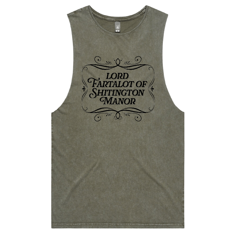 S / Moss / Large Front Design Lord Fartalot 👑💨 – Tank