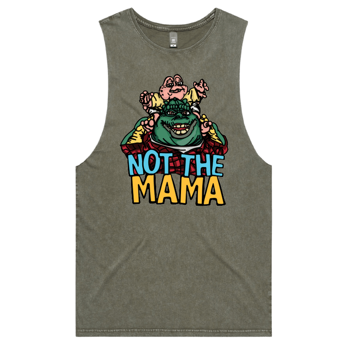 S / Moss / Large Front Design Not The Mama 🦕🍳 - Tank