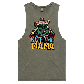 S / Moss / Large Front Design Not The Mama 🦕🍳 - Tank