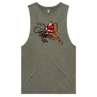 S / Moss / Large Front Design Prawndolph 🦐🦌 - Tank