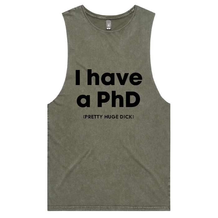 S / Moss / Large Front Design Pretty Huge.....🎓 - Tank