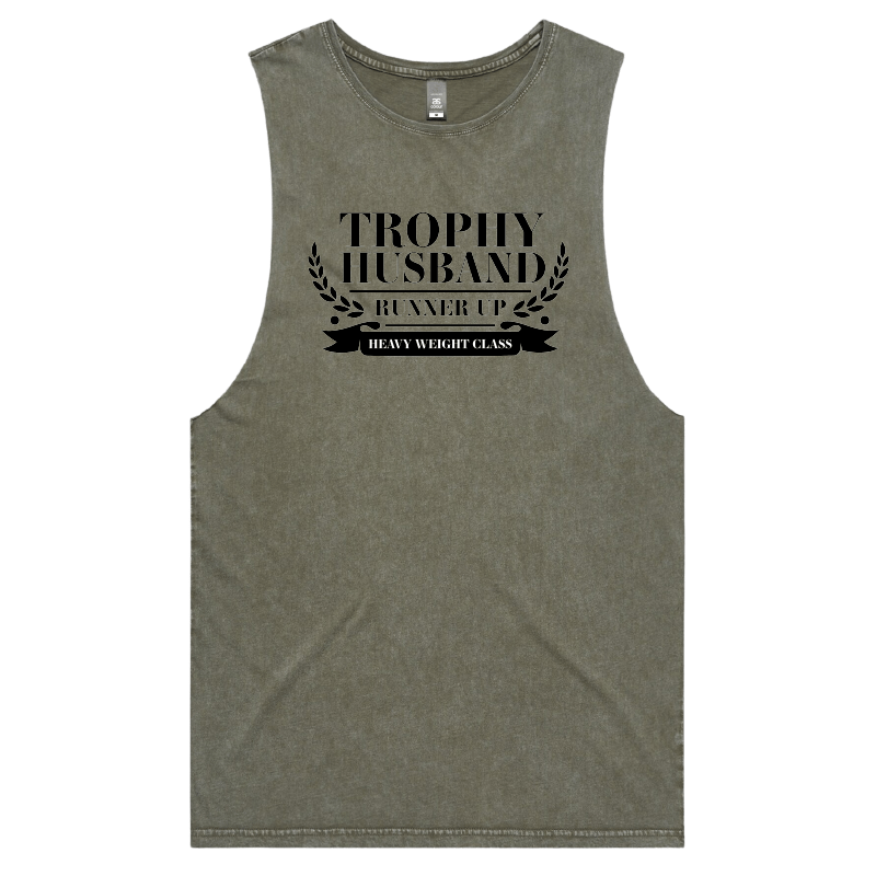 S / Moss / Large Front Design Runner Up Husband 👨🥈 – Tank