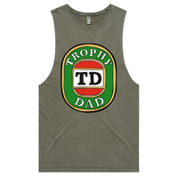 S / Moss / Large Front Design Trophy Dad Victor Bravo 🍺🏆 – Tank