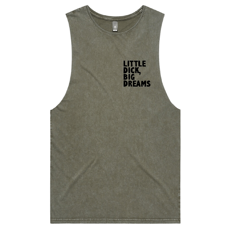 XL / Moss / Small Front Design Big Dreamer 🍆💭 – Tank