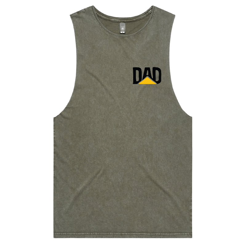 S / Moss / Small Front Design CAT Dad 🚧🏗 - Tank