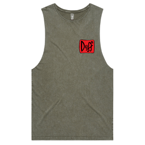 S / Moss / Small Front Design Duff 👨‍🦲🍻 - Tank