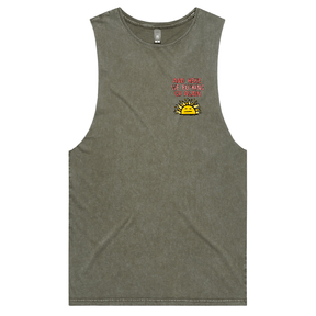 S / Moss / Small Front Design Here We Go Again 🌞🥱 – Tank