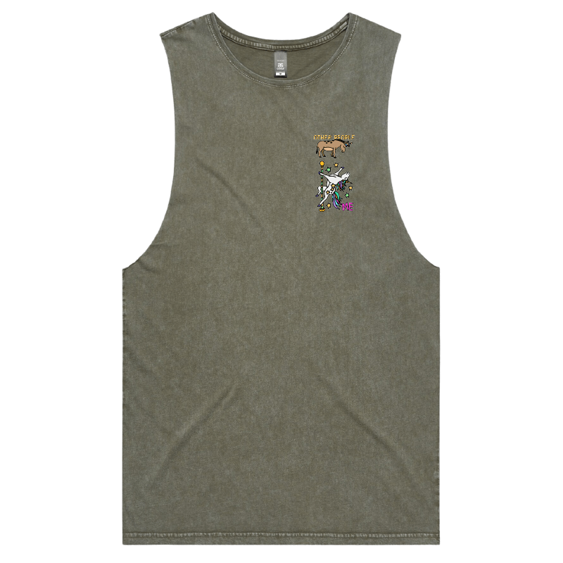 S / Moss / Small Front Design Not Like The Others  🐴🦄 – Tank