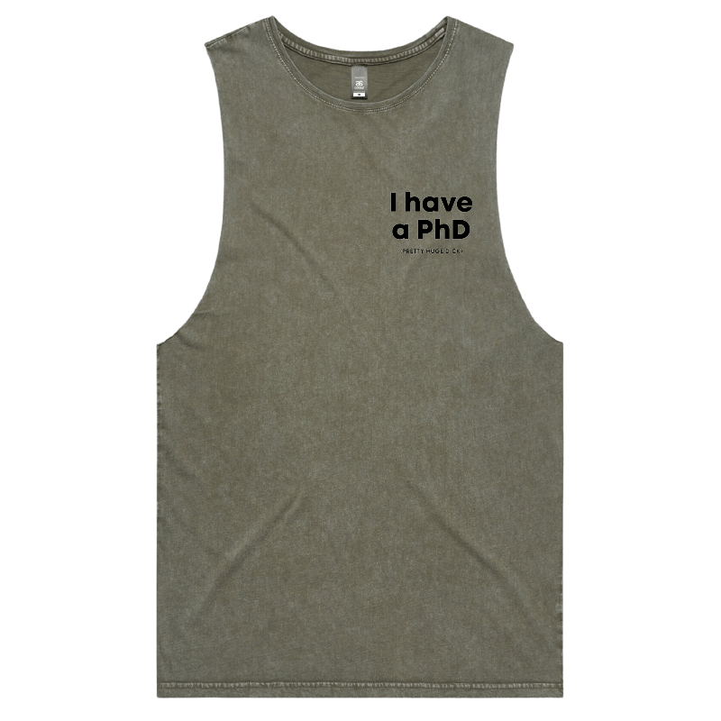 S / Moss / Small Front Design Pretty Huge.....🎓 - Tank